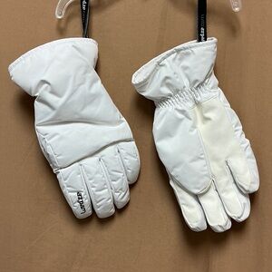 Wed'ze (Decathalon) White Women's Insulated Gloves Size L
